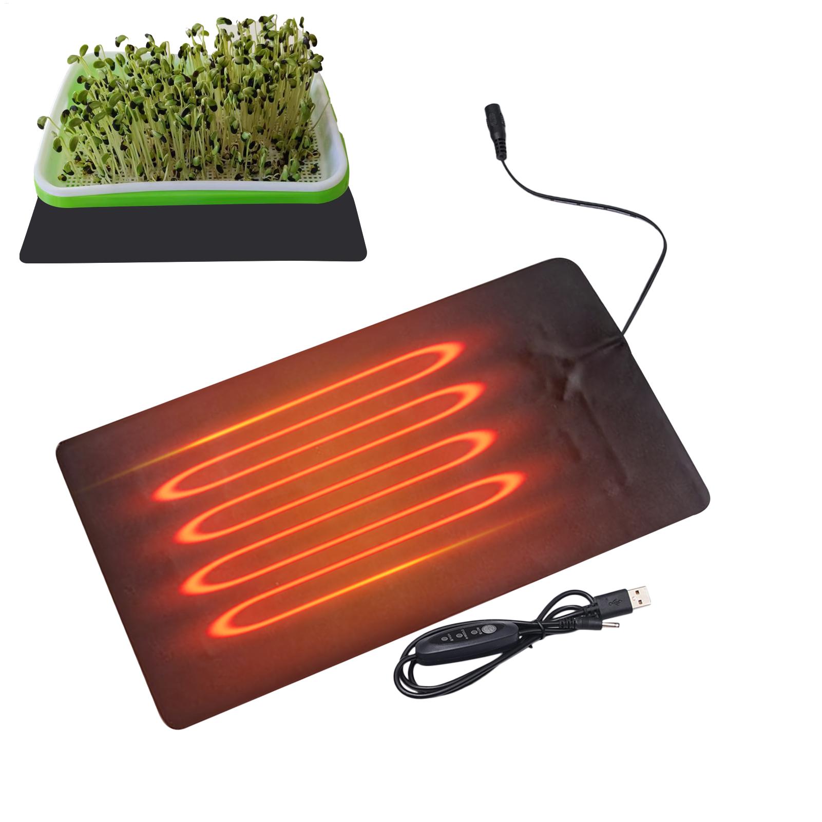Seedling Heat Mat - Tapetes térmicos USB para germinación de