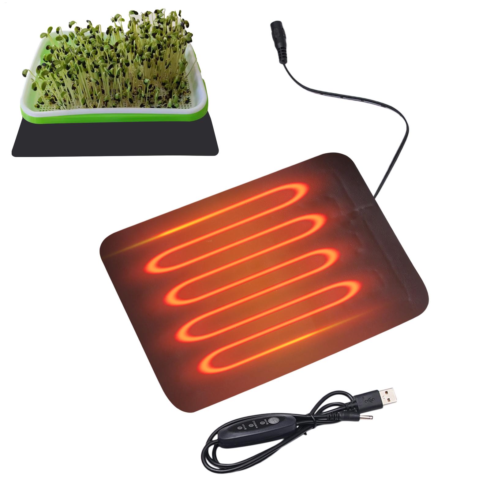 Seedling Heat Mat - Alfombrillas térmicas USB de 8.5W para